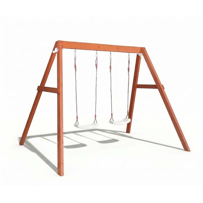 Hide & Seek Kids - Lucas Swing Set - Bright White Swings