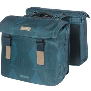 Basil Elegance Double Pannier Bag Mik 40-49l Estate Blue Blue