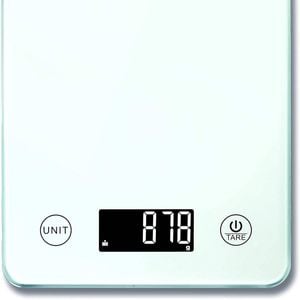 Bodysense Digital Kitchen Scale with 10kg Capacity in White