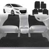6D Diamond Car Floor Mats for Hyundai i30 2012-2016-Full Set-Black-Outback GT