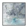 Artey | Sea Lace III - Framed Canvas - Black Frame - 100 x 100cm