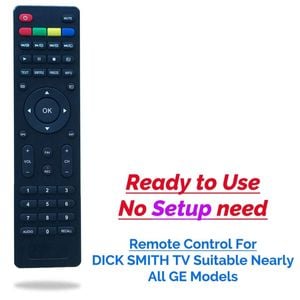 Dick Smith Tv Compatible Remote Control Lcd Dse Multiple Model Ge Numbers