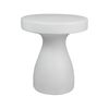 Levede Side Table Terrazzo Coffee Tables Minimalist Sofa Bed Round White 50cm