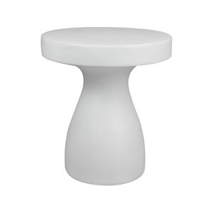 Levede Side Table Terrazzo Coffee Tables Minimalist Sofa Bed Round White 50cm
