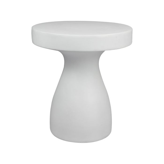 Levede Side Table Terrazzo Coffee Tables Minimalist Sofa Bed Round White 50cm
