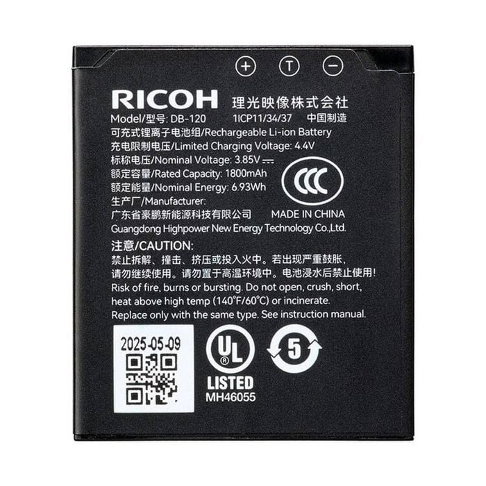 Ricoh Db-120 Battery