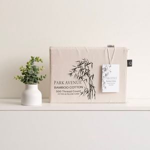Park Avenue 500 Thread Count Bamboo Cotton Combo Set Super King Dove
