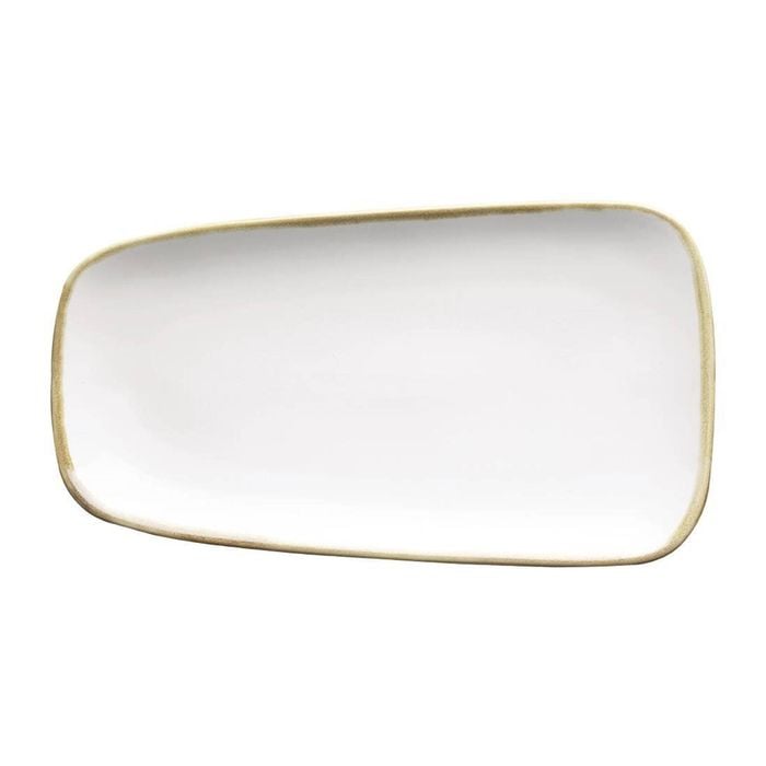 Olympia Platter Kiln Chalk 4 Pack 335mm Porcelain Tableware Serving Dish