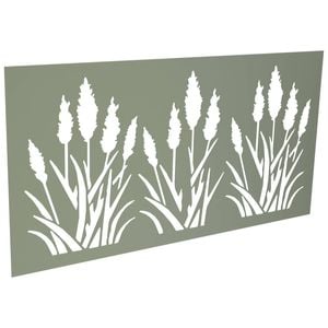 ProtectorAl 300 - 1200 x 1201 - 2400mm Pale Eucalypt Bullrush Unframed Solid Aluminium Decorative Panel