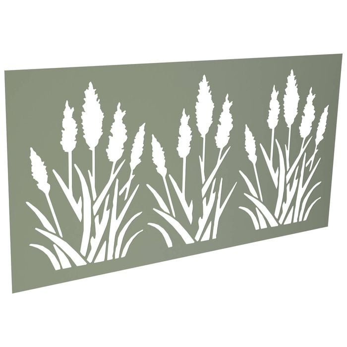 ProtectorAl 300 - 1200 x 1201 - 2400mm Pale Eucalypt Bullrush Unframed Solid Aluminium Decorative Panel