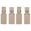 2x 2pc Paklite Adjustable ID Luggage Accessory Tag Set w/ Loop Strap 5x26cm Clay