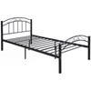 Cleveland King Single Metal Bed Frame - Black