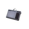 CARLA HOME Oversized Portable Lap Desk with Cushion,Mouse Pad, Tablet and Phone Holder, Up to 17 Inch Laptops (Black)