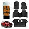 3D Floor Mats for Toyota Fortuner 2015-Onwards Heavy Duty All Weather Car Mats Carpet Liner Set