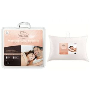 Moemoe 100% New Zealand Wool Duvet Inner - Everyday Weight Queen, With Pillow -