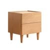 MIUZ Scandinavian Bedside Table - Minimalist Wood Nightstand with Storage