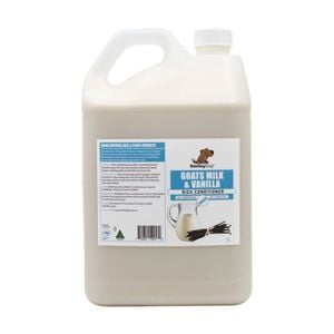 Smiley Dog Pet Grooming Cleaning Conditioner Bottle 5L Goats Milk & Vanilla