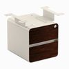 Desky Minimal Under Desk Cabinet Wheat Frame
