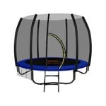 Kahuna 8ft Twister Springless Trampoline - Blue