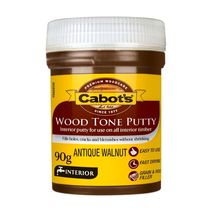 Cabot's 90g Antique Walnut Wood Tone Putty
