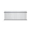 RapidFence 2200 x 850mm Dark Grey Square Tube Perimeter Fence Panel