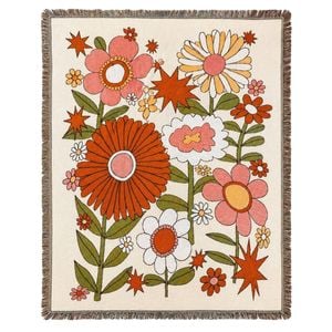 Anycozy Throw Blanket 160×220cm Minimalist Sunflower Sofa Towel Outdoor Camping Mat (Single/Double Size)