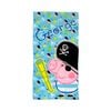 Bloomington Peppa Pig George the Pirate Kids Cartoon Printed Microfiber Beach Towel