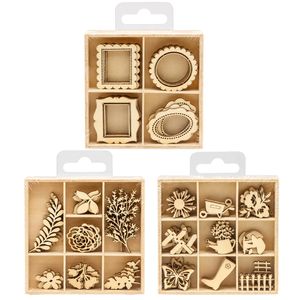 All Set Garden and Frame Wood Craft Shapes