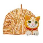Ulster Weavers Ginger Cat Shaped Tea Cosy Orange 27x35x3cm