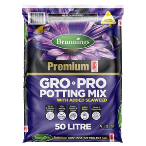 Brunnings 50L Premium Gro-Pro Potting Mix