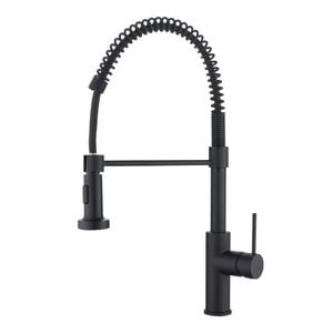 Mondella Resonance 35mm Matte Black Coil Multi-Function Sink Mixer