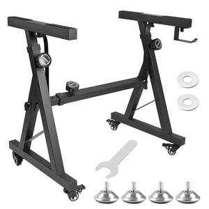 Portable Piano Keyboard Z Stand Heavy-Duty Up to 93CM Heigh