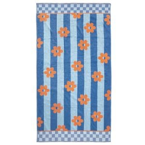 Jacquard Beach Towel Aster
