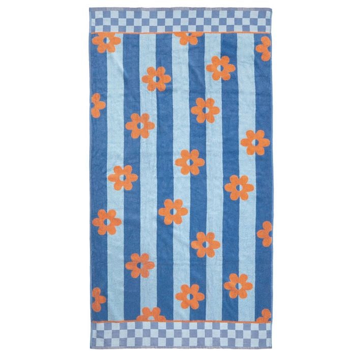 Jacquard Beach Towel Aster