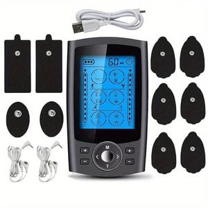 NNETM Digital TENS Muscle Stimulator 36 Modes EMS Acupuncture(Black)