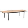 FurnitureOkay Parilla Aluminium Outdoor Extendable Dining Table (180/270x100cm)