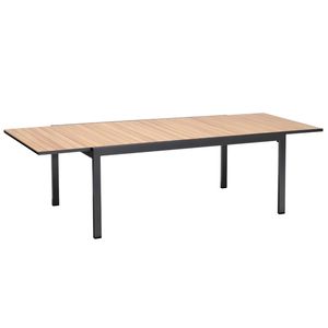 FurnitureOkay Parilla Aluminium Outdoor Extendable Dining Table (180/270x100cm)