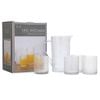 Glass Set 1xPitcher & 4xOld Fashioned Glass Clear