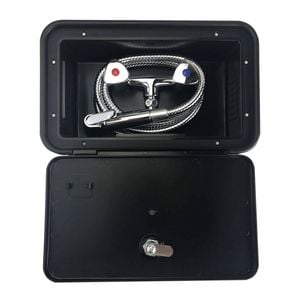 RV Essentials Caravan External Shower Lockable Hot & Cold