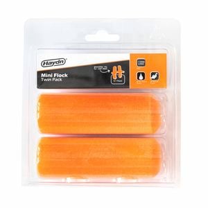 Haydn 110mm Mini Flock Foam Sleeve Twin Pack