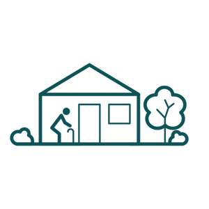 Icon - Trade - Retirement villages - green