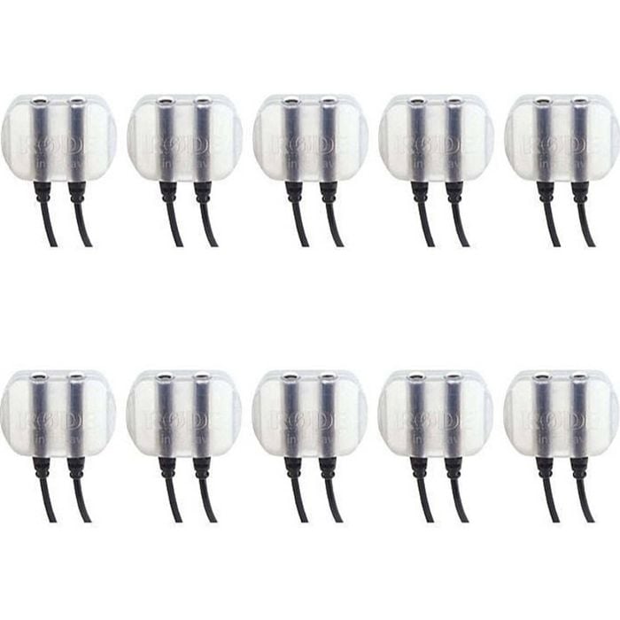 Rode Invisilav (10 Pack) Discreet Skinsafe Mount For La Valier Microphones. Supports R