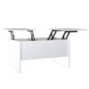 vidaXL Coffee Table High Gloss White Accent Centre Couch Table