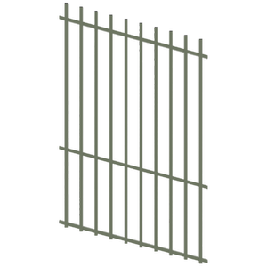 ProtectorAl 350 - 1200 x 1800mm Pale Eucalypt Raked Up to 15º Batten Pool Fence Panel