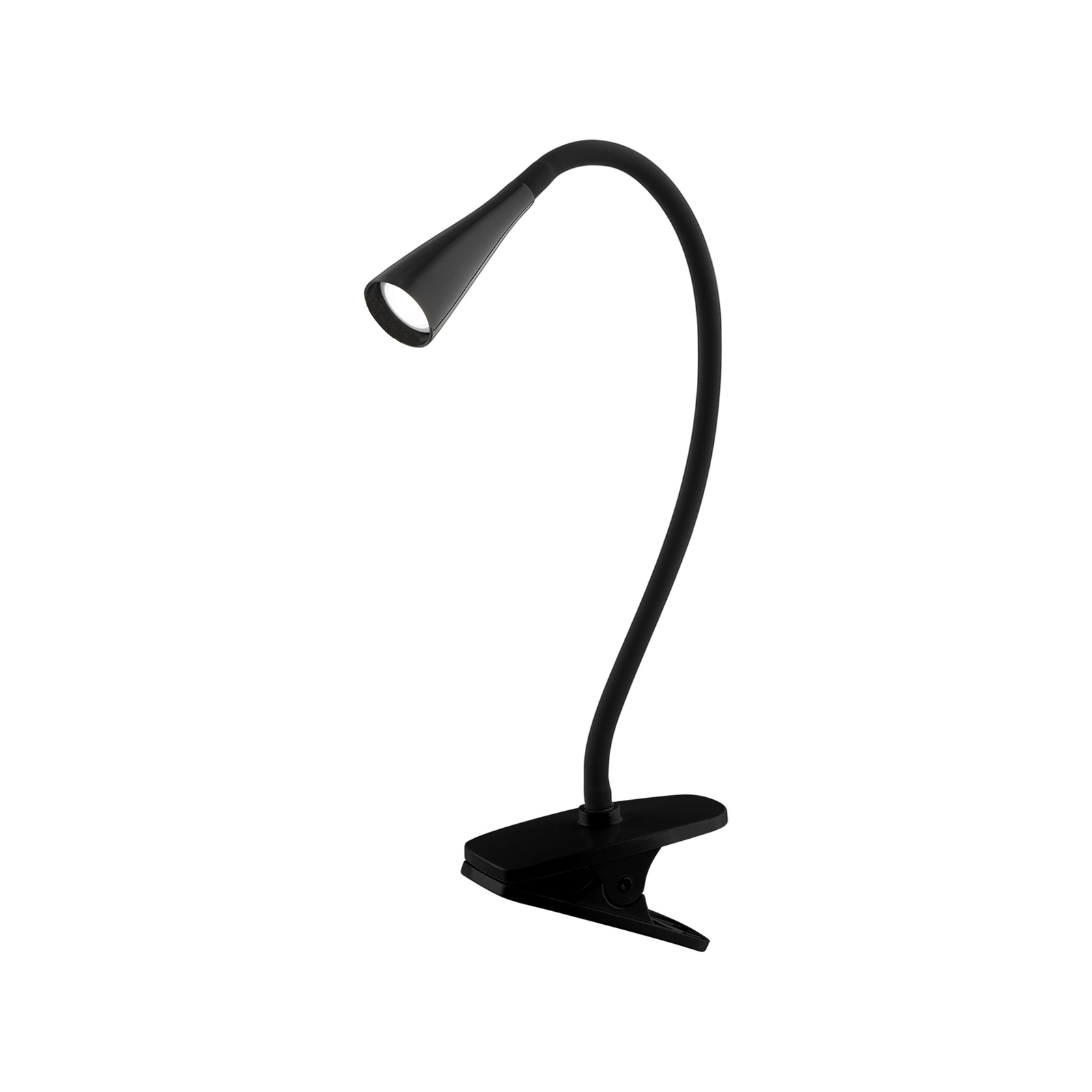 Verve Design 23.5cm LED Dale Clip Lamp Black Bunnings Australia