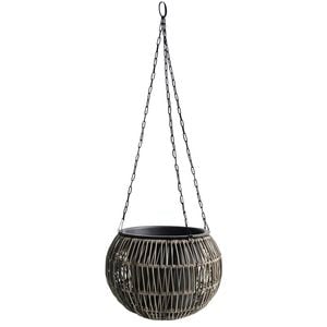 Northcote Pottery 32 x 22cm Blonde Rattan Hanging Basket