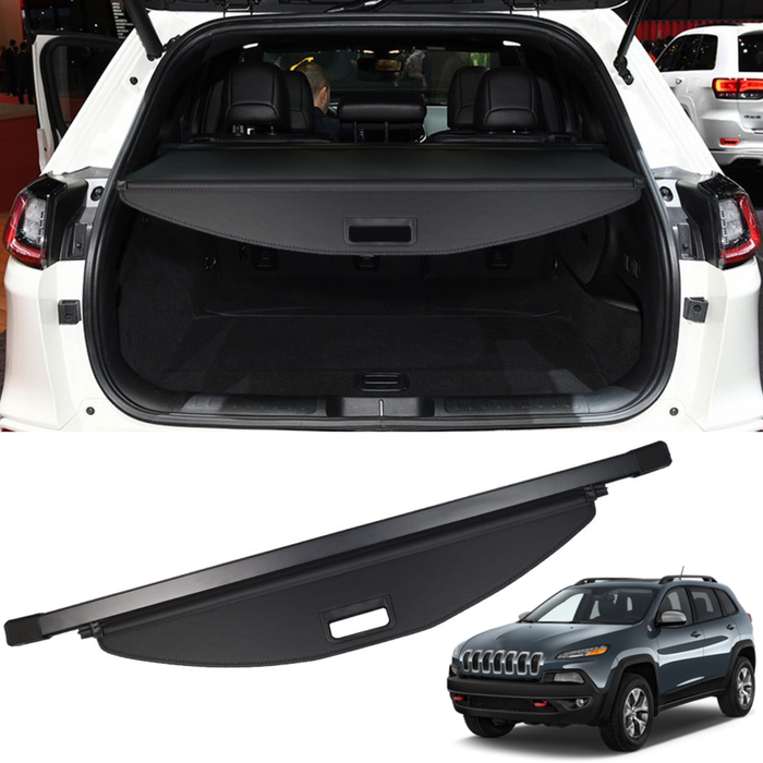 Retractable Trunk Shade Rear Cargo Security Cover for Jeep Cherokee KL Series 2014-2022