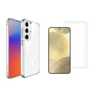 Icoverlover For Galaxy S25 Case Compatible With Magsafe + 2 Screen Protectors