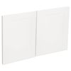 Kaboodle 1000mm Macaroon Alpine Fridge Cabinet Doors - 2 Pack