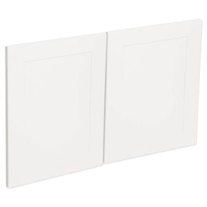 Kaboodle 1000mm Macaroon Alpine Fridge Cabinet Doors - 2 Pack